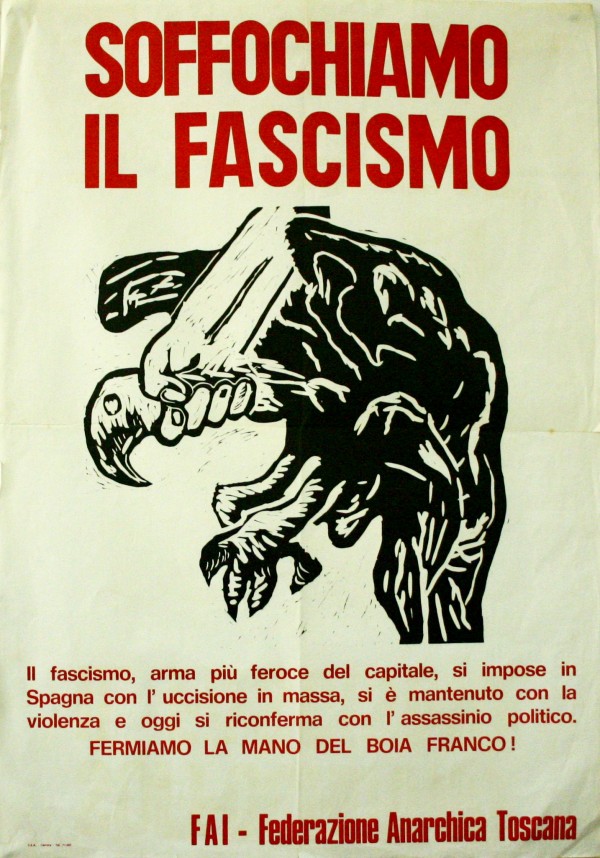 Suffocate fascism by VINTAGE POSTER